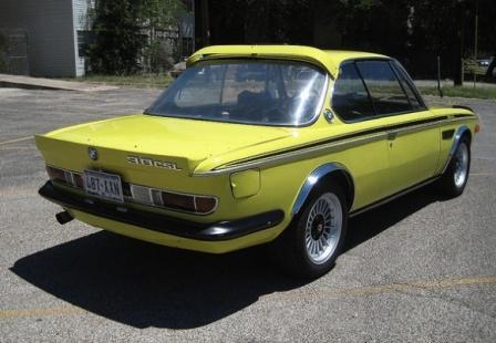 1972_BMW_30_CSL_E9_Golf_Yellow_Coupe_S38_Conversion_For_Sale_Front_resize s